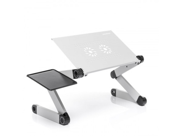 Viacpolohový stolík na notebook InnovaGoods 3206, biela Viacpolohový stolík na notebook InnovaGoods 3206, biela