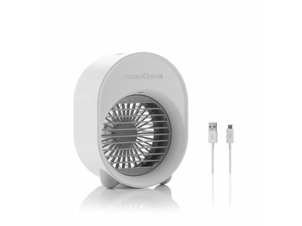 Mini chladič a zvlhčovač vzduchu s LED svetlom, InnovaGoods 3485 Mini chladič a zvlhčovač vzduchu s LED svetlom, InnovaGoods 3485