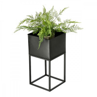 Kvetináč kovový čierny 40cm, 69772 Kvetináč kovový čierny 40cm, 69772