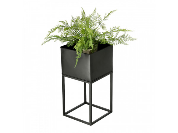 Kvetináč kovový čierny 40cm, 69772 Kvetináč kovový čierny 40cm, 69772