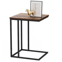 Bočný stolík Carles STL06, hnedý Bočný stolík Carles STL06, hnedý