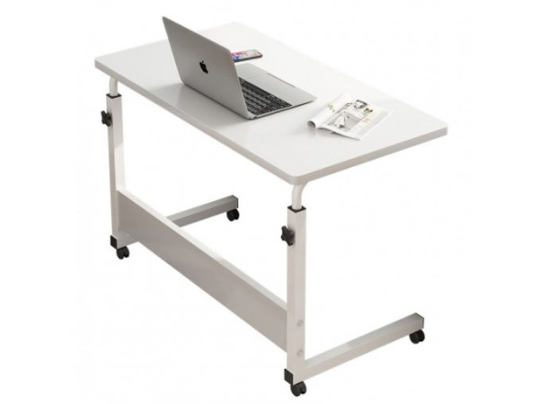 Mobilný stôl na notebook, Carles STL03WZ2, biela Mobilný stôl na notebook, Carles STL03WZ2, biela