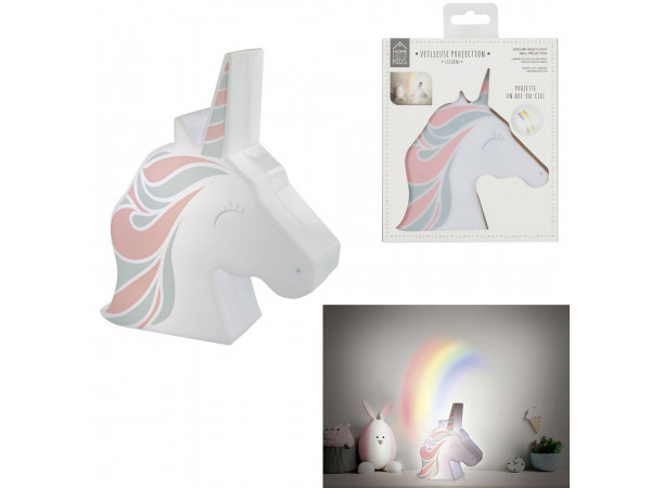 Nočná lampa dúhový koník s projektorom, HOME DECO KIDS 1043 Nočná lampa dúhový koník s projektorom, HOME DECO KIDS 1043