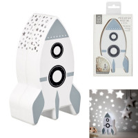 Nočná lampa raketa s projektorom, HOME DECO KIDS 1044 Nočná lampa raketa s projektorom, HOME DECO KIDS 1044