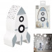 Nočná lampa raketa s projektorom, HOME DECO KIDS 1044 Nočná lampa raketa s projektorom, HOME DECO KIDS 1044
