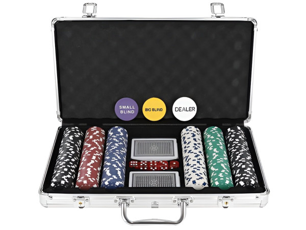 Poker sada 300 žetónov v kufri HQ, Iso 9554 Poker sada 300 žetónov v kufri HQ, Iso 9554