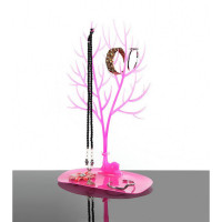 Stojan na šperky a náušnice jeleň, ružova Carles E32R