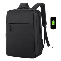 Športový batoh na notebook USB čierny, Carles PL154CZ