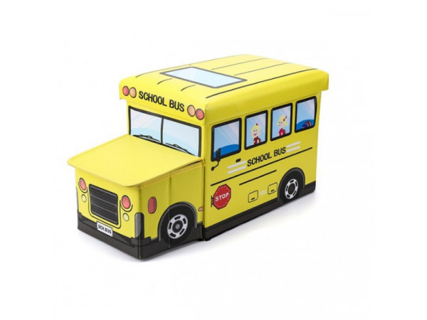Detská taburetka žltá, školský autobus Detská taburetka žltá, školský autobus