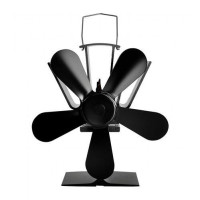 Krbový ventilátor Iso 9596, čierny Krbový ventilátor Iso 9596, čierny