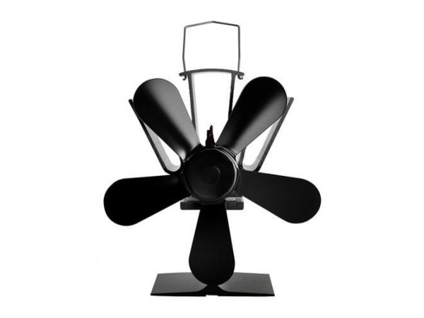 Krbový ventilátor Iso 9596, čierny Krbový ventilátor Iso 9596, čierny