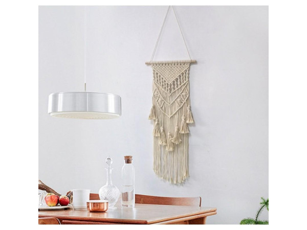 Macrame závesná dekorácia na stenu, Carles WN28 Macrame závesná dekorácia na stenu, Carles WN28