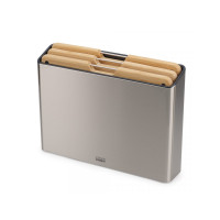 Bambusové dosky so stojanom Joseph Joseph 60229 Folio Steel / Bamboo 