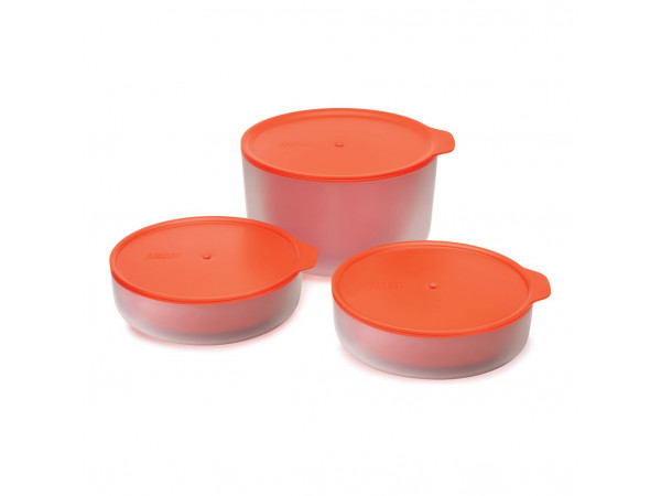 Dvojstenné misy Joseph Joseph M-Cuisine Cool-touch Microwave Cookware, sada 3 kusy Dvojstenné misy Joseph Joseph M-Cuisine Cool-touch Microwave Cookware, sada 3 kusy
