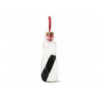 Fľaša na vodu s filtračným binchotánom BLACK+BLUM EGG004, sklo, 600ml, červená