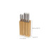 Stojan s nožmi Joseph Joseph Elevate Bamboo 10564 Stojan s nožmi Joseph Joseph Elevate Bamboo 10564