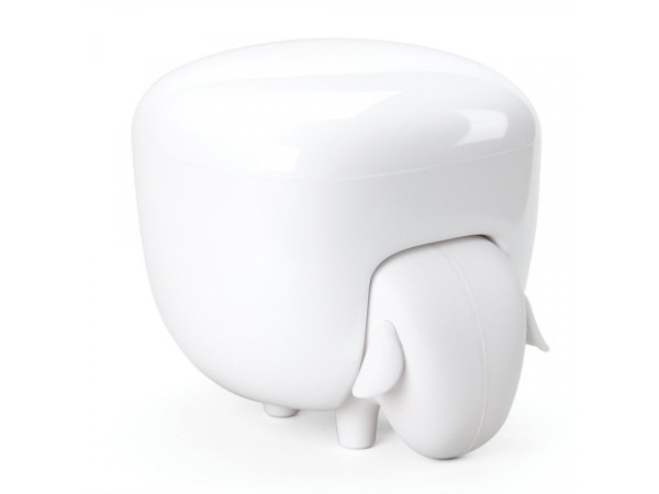 Ovečka so zásuvkou a dózou Qualy Sheepshape Container, biela ovečka / biela dóza Ovečka so zásuvkou a dózou Qualy Sheepshape Container, biela ovečka / biela dóza
