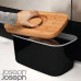 Chlebník JOSEPH JOSEPH Steel Bread Bin, čierny Chlebník JOSEPH JOSEPH Steel Bread Bin, čierny