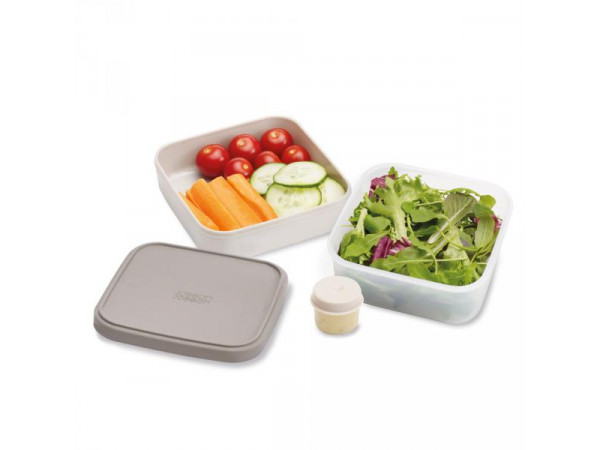 Salad box JOSEPH JOSEPH GoEat ™, 400/700/20 ml, sivý Salad box JOSEPH JOSEPH GoEat ™, 400/700/20 ml, sivý