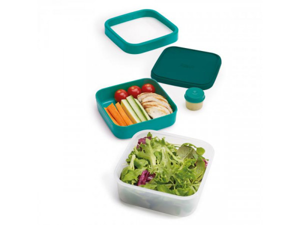 Salad box JOSEPH JOSEPH GoEat ™, 400/700/20 ml, modrozelený Salad box JOSEPH JOSEPH GoEat ™, 400/700/20 ml, modrozelený