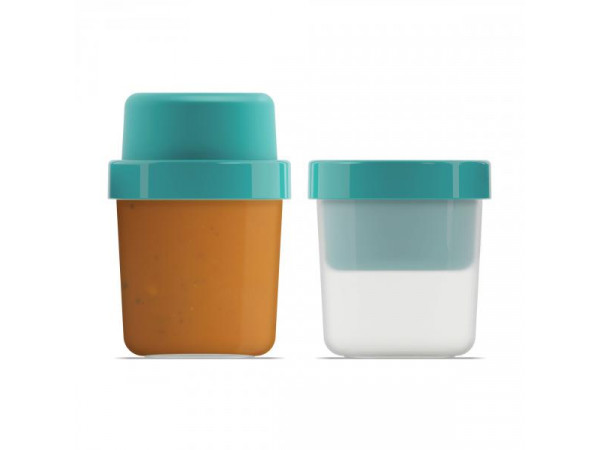 Soup pot JOSEPH JOSEPH GoEat ™, 300/600 ml, modrozelený Soup pot JOSEPH JOSEPH GoEat ™, 300/600 ml, modrozelený
