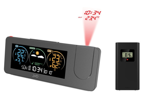 Rádiom riadená meteorologická stanica JVD RB3538.1 Rádiom riadená meteorologická stanica JVD RB3538.1