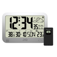 Digitálne rádiom riadené hodiny JVD RB3565.2, biela Digitálne rádiom riadené hodiny JVD RB3565.2, biela