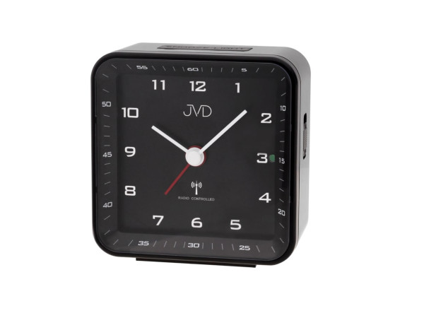 Hranatý rádiom riadený budík JVD RB977.1 Hranatý rádiom riadený budík JVD RB977.1