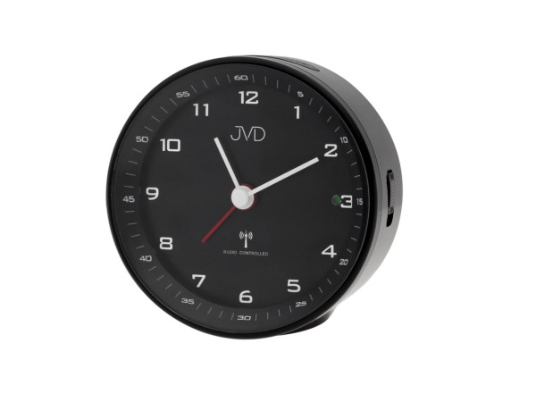 Okrúhly rádiom riadený budík JVD RB978.1 Okrúhly rádiom riadený budík JVD RB978.1