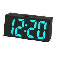 Digitálny budík do siete s modrými LED svietiacimi číslami JVD SB3628.4
