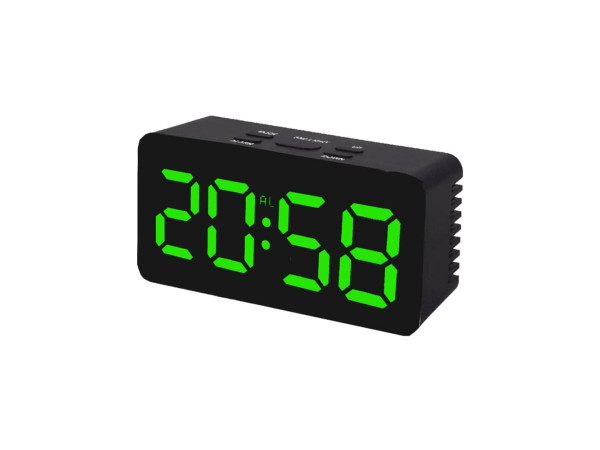 Digitálny budík do siete so zelenými LED svietiacimi číslami JVD SB3658.1 Digitálny budík do siete so zelenými LED svietiacimi číslami JVD SB3658.1