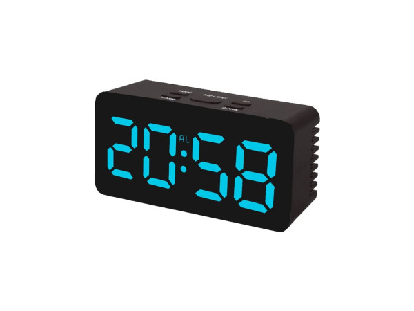 Digitálny budík do siete s modrými LED svietiacimi číslami JVD SB3658.2 Digitálny budík do siete s modrými LED svietiacimi číslami JVD SB3658.2