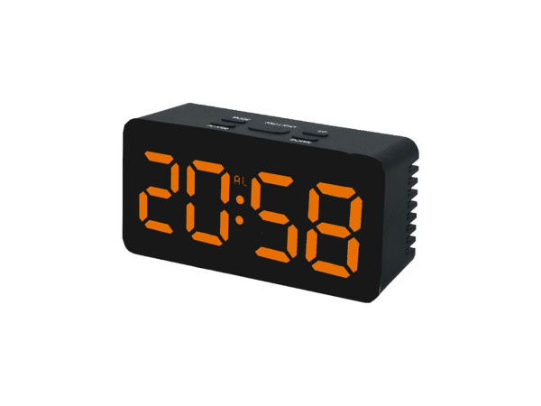 Digitálny budík do siete s oranžovými LED svietiacimi číslami JVD SB3658.3 Digitálny budík do siete s oranžovými LED svietiacimi číslami JVD SB3658.3