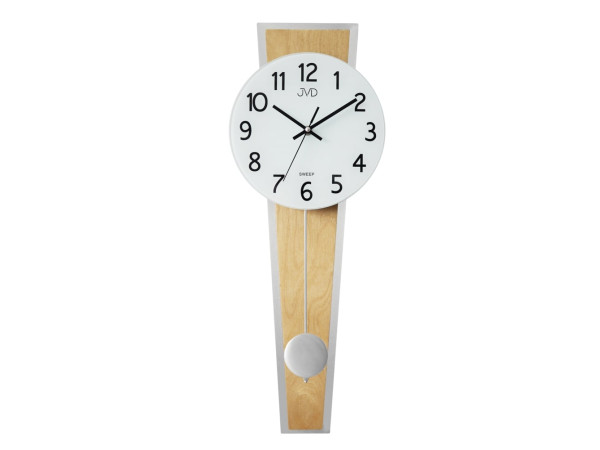 Dizajnové kyvadlové nástenné hodiny JVD NS17020/68, 63cm Dizajnové kyvadlové nástenné hodiny JVD NS17020/68, 63cm