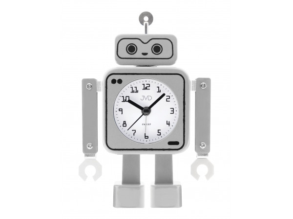 Budík JVD robot SRP2305.2, 16cm Budík JVD robot SRP2305.2, 16cm