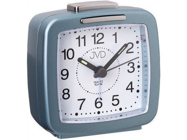Analógový budík JVD quartz SR952.7 modrý, 7cm