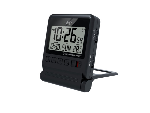 Skladací digitálny rádiom riadený budík JVD RB9391.2
