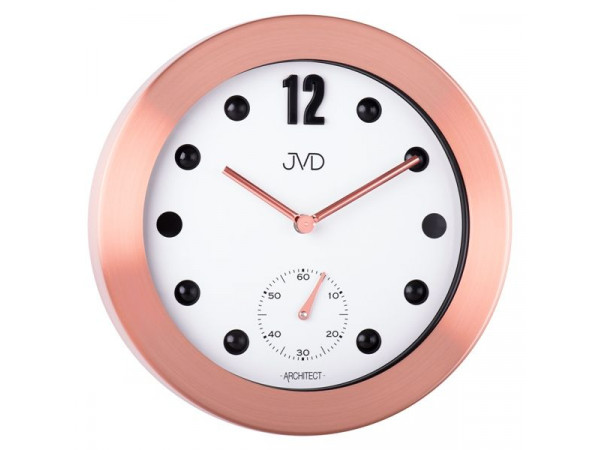 Designové kovové hodiny JVD -Architect- HC07.3, 30cm Designové kovové hodiny JVD -Architect- HC07.3, 30cm