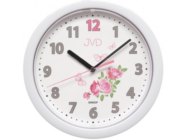 Nástenné hodiny JVD sweep HP612.D1, 25cm