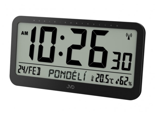Digitálne hodiny JVD RB9359.1, 40cm čierna 