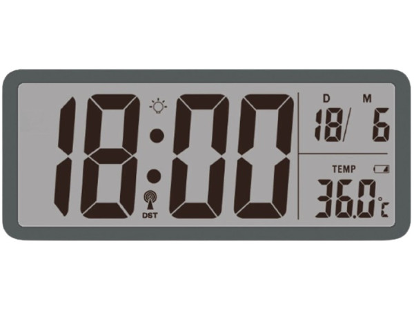 Digitálne hodiny rádiom riadené JVD DH8.2, 26cm Digitálne hodiny rádiom riadené JVD DH8.2, 26cm