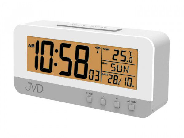 Rádiom riadený digitálny budík JVD RB91.1 Rádiom riadený digitálny budík JVD RB91.1