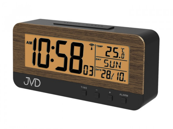 Rádiom riadený digitálny budík JVD RB91.2 Rádiom riadený digitálny budík JVD RB91.2