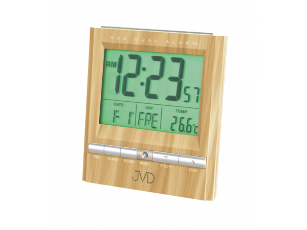 Rádiom riadený digitálny budík JVD RB 92.4, 10cm Rádiom riadený digitálny budík JVD RB 92.4, 10cm