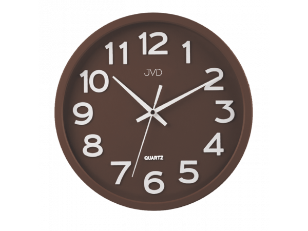 Hodiny JVD HX2413.13 hnedé 30cm Hodiny JVD HX2413.13 hnedé 30cm