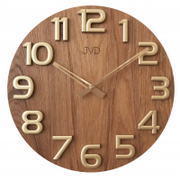 Nástenné hodiny drevené JVD HT97.5, 40cm