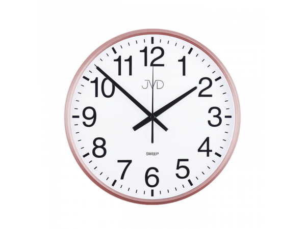 Nástenné hodiny JVD HP684.3 Rosé, sweep, 31cm Nástenné hodiny JVD HP684.3 Rosé, sweep, 31cm