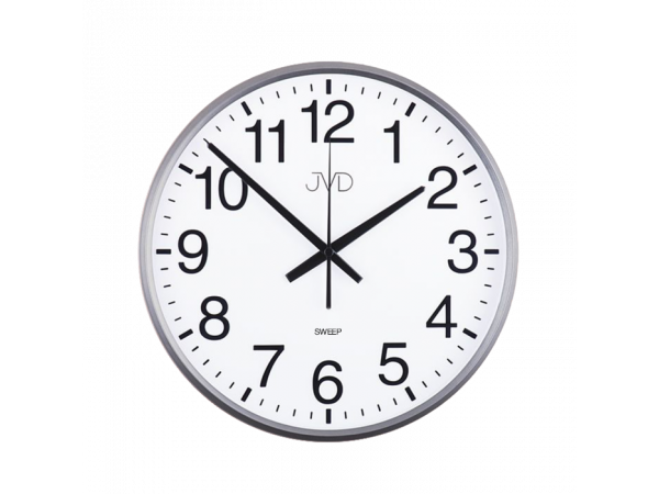 Nástenné hodiny JVD HP684.2 šedé, sweep, 31cm