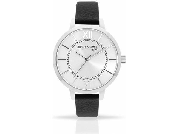 Náramkové hodinky JVD SUNDAY Rose Classic FOREVER BLACK Náramkové hodinky JVD SUNDAY Rose Classic FOREVER BLACK