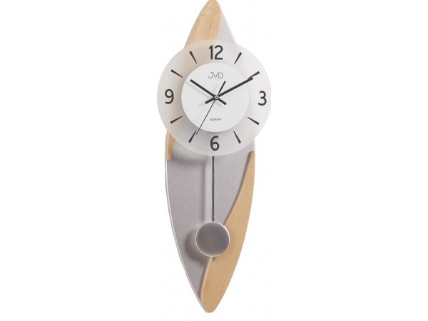 Dizajnové kyvadlové nástenné hodiny JVD NS18009/68, 60cm